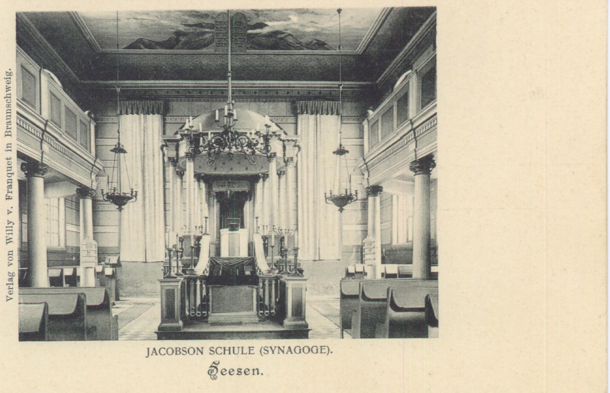 Bild vergr&ouml;&szlig;ern: Jacobsontempel_Innenansicht um 1901